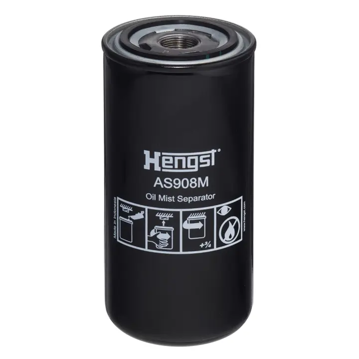 Фільтр системи вентил.картера HENGST FILTER AS908M (фото 1)