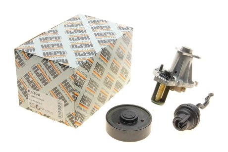 Насос охолоджуючої рідини, з ущільненням (з вбудованим вимикачем) BMW 1 (F20), 1 (F21), 2 (F22, F87), 2 (F23), 3 (F30, F80), 3 (F31), 3 (G20, G80, G28), 3 GRAN TURISMO (F34) 1.5D/1.6/2.0 06.15- HEPU P439A