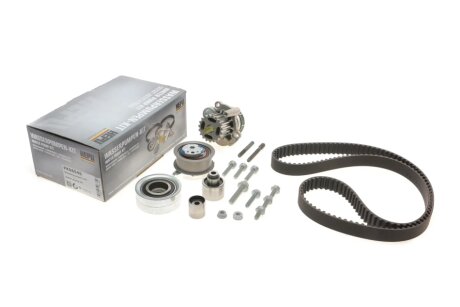 Комплект ременя ГРМ з помпою води HEPU PK06545