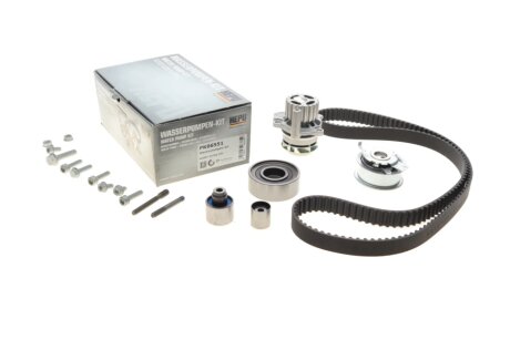 Комплект ременя ГРМ з помпою води HEPU PK06551