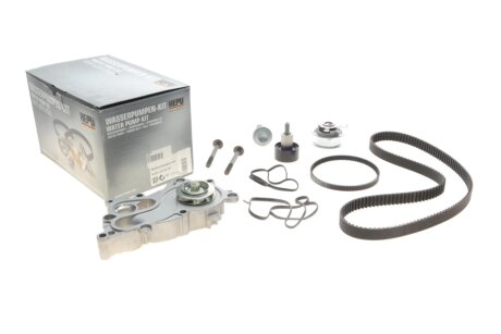 Комплект ременя ГРМ з помпою води HEPU PK06651