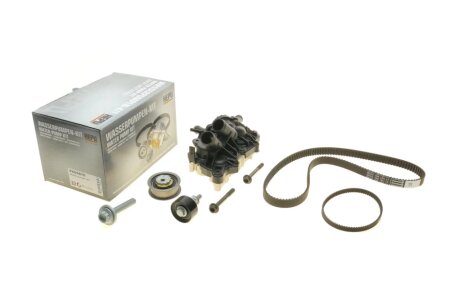 Комплект ременя ГРМ з помпою води HEPU PK06870
