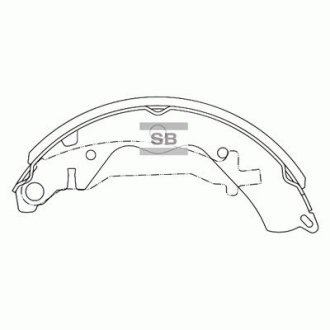 Тормозные колодки кт. Hi-Q (SANGSIN) SA059