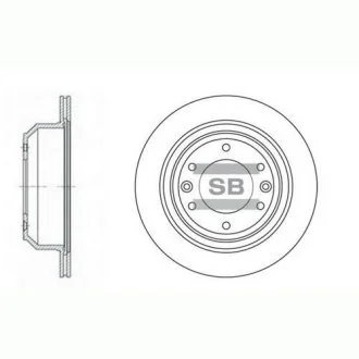 Тормозной диск Hi-Q (SANGSIN) SD1032