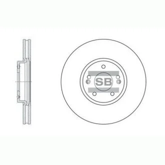 Тормозной диск Hi-Q (SANGSIN) SD1053