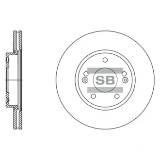 Гальмівний диск Hi-Q (SANGSIN) SD1135