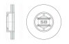 Диск тормозной (кратно 2) передний (вентилируемый) Kia Pregio (-05) (D=257.8mm) Hi-Q (SANGSIN) SD2027 (фото 1)