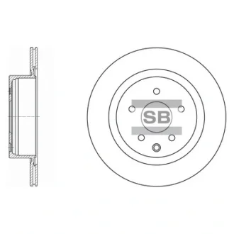 Гальмівний диск Hi-Q (SANGSIN) SD4211