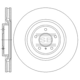 Диск тормозной Hi-Q (SANGSIN) SD4228