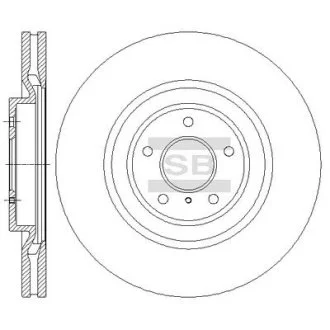 Диск тормозной Hi-Q (SANGSIN) SD4228
