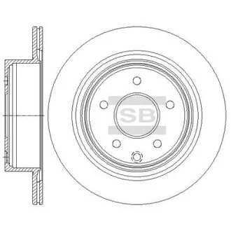 Диск тормозной Hi-Q (SANGSIN) SD4241