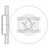 Диск гальмівний (кратно 2) передній (вентильований) Subaru Forester (13-) (D=315.8mm) HI-Q Hi-Q (SANGSIN) SD4714 (фото 1)