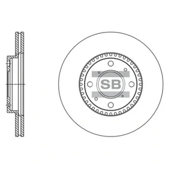 Тормозной диск Hi-Q (SANGSIN) SD4803