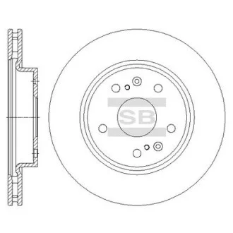 Диск тормозной Hi-Q (SANGSIN) SD4810