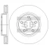 Диск тормозной (кратно 2) передний (вентилируемый) Toyota C-HR (16-) (D=298.5mm) Hi-Q (SANGSIN) SD4907 (фото 1)