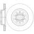 Диск тормозной (кратно 2) передний (вентилируемый) Audi A3 (03-) (D=279.9mm) Hi-Q (SANGSIN) SD5404 (фото 1)