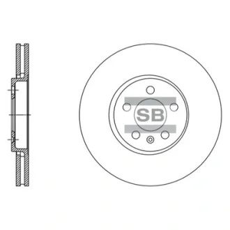 Гальмівний диск Hi-Q (SANGSIN) SD5408