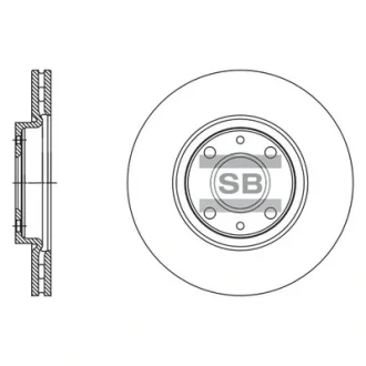 Гальмівний диск Hi-Q (SANGSIN) SD5502