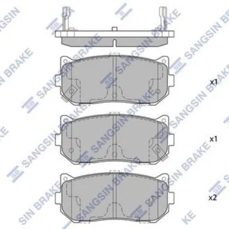 Комплект тормозных колодок Hi-Q (SANGSIN) SP1079-R