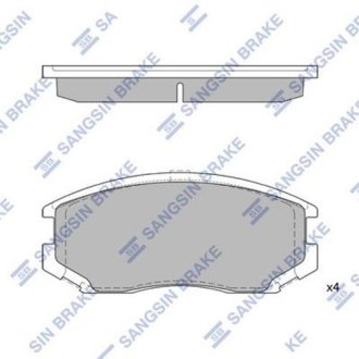 Комплект тормозных колодок. Hi-Q (SANGSIN) SP1142A