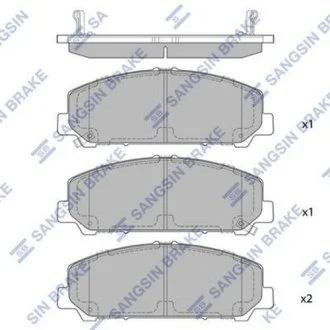 Комплект тормозных колодок Hi-Q (SANGSIN) SP1448