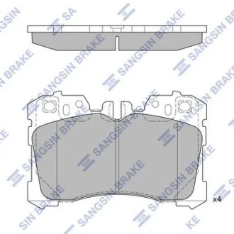 Комплект тормозных колодок Hi-Q (SANGSIN) SP1496