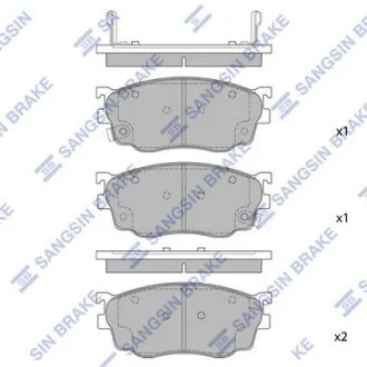 Комплект тормозных колодок Hi-Q (SANGSIN) SP1529