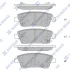 Колодки гальмівні задні Hyundai Genesis (12-), KIA K9 (12-) HI-Q Hi-Q (SANGSIN) SP1546 (фото 1)