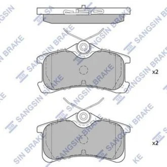 Комплект тормозных колодок из 4 шт. дисков Hi-Q (SANGSIN) SP1575