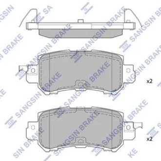 Комплект тормозных колодок Hi-Q (SANGSIN) SP1672