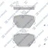 Комплект тормозных колодок из 4 шт. дисков Hi-Q (SANGSIN) SP1674 (фото 1)