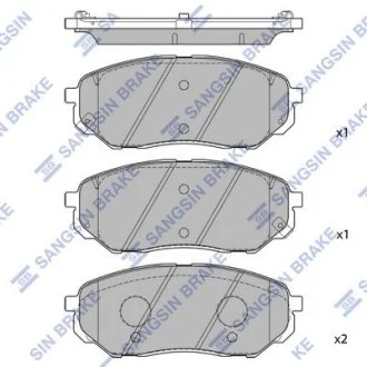 Комплект тормозных колодок Hi-Q (SANGSIN) SP1690