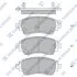 Колодки тормозные передние Toyota Corolla (E11) (-02) Hi-Q (SANGSIN) SP1752 (фото 1)