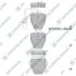 Колодки тормозные передние Audi A4 (-01), A6 (-05), VW Phaeton (3D) (02-) Hi-Q (SANGSIN) SP1790 (фото 1)