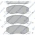 Колодки тормозные передние Opel Insignia (08-), SAAB 9-5(YS3G) (10-) Hi-Q (SANGSIN) SP1819 (фото 1)