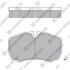 Комплект гальмівних колодок з 4 шт. дисків Hi-Q (SANGSIN) SP1843 (фото 1)