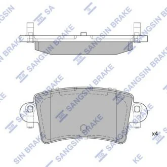 Комплект гальмівних колодок Hi-Q (SANGSIN) SP1895