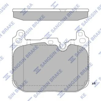 Колодки гальмівні передні Mini Cooper (F55) (14-) HI-Q Hi-Q (SANGSIN) SP2402A