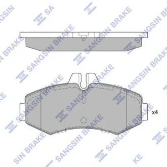 Колодки тормозные передние MB Vito (-03) Hi-Q (SANGSIN) SP4049
