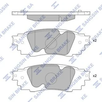 Колодки тормозные дисковые Hi-Q (SANGSIN) SP4091