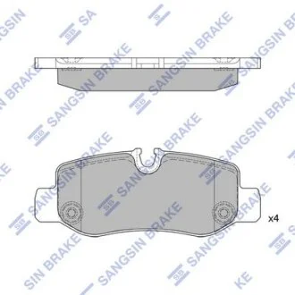 Колодки тормозные задние MB Vito (W447) (14-) Hi-Q (SANGSIN) SP4130