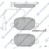 Колодки тормозные задние Fiat Linea (07-) Hi-Q (SANGSIN) SP4232 (фото 1)