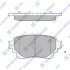 Колодки тормозные дисковые (комплект 4 шт.) Hi-Q (SANGSIN) SP4449 (фото 1)