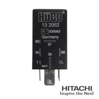 Реле свечей накаливания AUDI/SEAT/VW 100/Cordoba/Transporter "1,5-2,4 "76-03 HITACHI 2502062