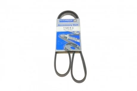 Ремень генератора (поликлиновый) HUTCHINSON 1120 K 3