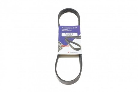 Ремень (поликлиновый) HUTCHINSON 740 K 6