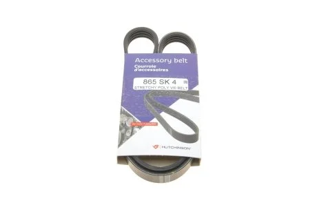 Ремень генератора поликлиновый HUTCHINSON 865 SK 4