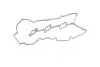 Прокладка клапанной крышки правой Azera, Grandeur, Sonata, Sorento 3300 CC - LAMBDA (22441-3C110) Mobis Hyundai/Kia/Mobis 224413C110 (фото 1)