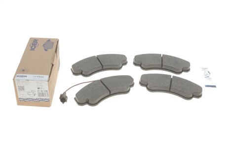 Комплект тормозных колодок (дискових) ICER 141522