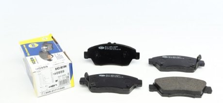 Комплект тормозных колодок (дисковых) ICER 180959